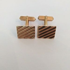 Vintage Gold Color Cuff Links